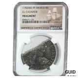 1783MO FF Mexico 8 Reales El Cazador Fragment NGC