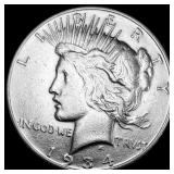1934 Silver Peace Dollar CLOSELY UNCIRCULATED