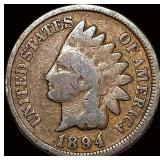 1894/94 Indian Head Cent NICELY CIRCULATED