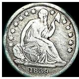 1839-O Silver Half Dime NICELY CIRCULATED