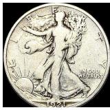 1921-S Walking Liberty Half Dollar LIGHTLY  CIRCU