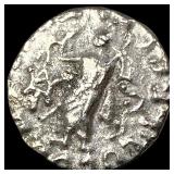 Indo-Scythian 58-12 BC SIlver Deachm NEARLY UNCIR