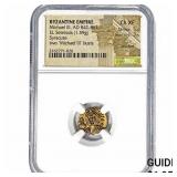 Byzantine Micheal III AD842-867 EL Semissis 1.59G