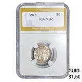 1916 Buffalo Nickel PGA MS65