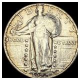 1929 Standing Liberty Silver Quarter CLOSELY UNCIR