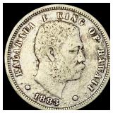 1883 Silver Dime Hawaii Kalakaua I NEARLY UNCIRCUL