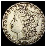 1882-CC Morgan Silver Dollar NEARLY UNCIRCULATED