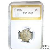 1906 Liberty Victory Nickel PGA MS64