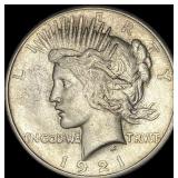 1921 Silver Peace Dollar CHOICE AU