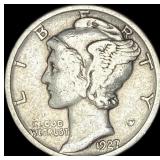 1927-D Silver Mercury Dime NEARLY UNCIRCULATED