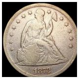 1872 Seated Liberty Dollar LIGHTLY CIRCULATED