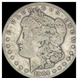 1904-S Silver Morgan Dollar LIGHTLY CIRCULATED