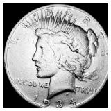 1934-D Silver Peace Dollar LIGHTLY CIRCULATED