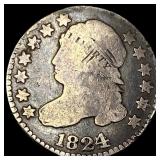 1824 Capped Bust Dime NICELY CIRCULATED