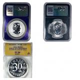 2013-2016 [3] Canada Silver Coins/Silver Medal NGC