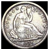 1838 Seated Liberty Dime LIGHTLY CIRCULATED