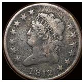 1812 Classic Head Large Cent NICELY  CIRCULATED