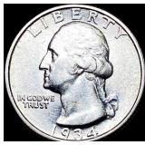 1934 Silver Washington Quarter UNCIRCULATED