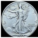 1934-S Silver Walking Liberty Half Dollar  CHOICE