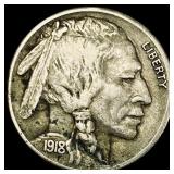 1918-S Buffalo Nickel NEARLY UNCIRCULATED
