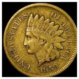 1859 Indian Head Cent NEARLY UNCIRCULATED