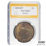 1878 Morgan Silver Dollar PGA MS66 8TF Monster