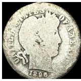 1896-O Barber Dime NICELY CIRCULATED