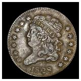 1828 Classic Head Half Cent LIGHTLY CIRCULATED