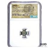 Judaea Alex, Jannaeus 103-76 BC Bronze Purtah NGC