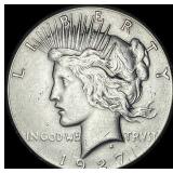 1927 Silver Peace Dollar CLOSELY UNCIRCULATED