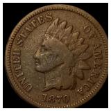 1870 Indian Head Cent NICELY CIRCULATED