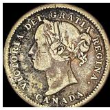 1872-H Canada 1 Cent Victoria Bronze NICELY CIRCU