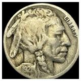 1921-S Buffalo Nickel LIGHTLY CIRCULATED