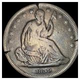 1839 Seated Liberty Half Dollar NICELY CIRCULATED
