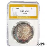 1889 Morgan Silver Dollar PGA MS63