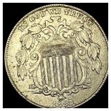 1887 Shield Nickel HIGH GRADE