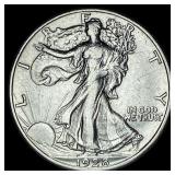 1928-S Silver Walking Liberty Half Dollar ABOUT U