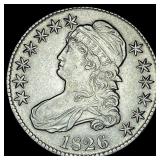 1826 Capped Bust Half Dollar ABOUT UNCIRCULATED
