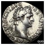 Roman Domitian 81-96 AD Silver Denarius CLOSELY U