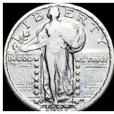 1927-S Silver Standing Liberty Quarter LIGHTLY CI