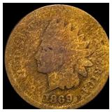 1869 Indian Head Cent NICELY CIRCULATED