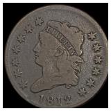 1812 Classic Head Large Cent NICELY CIRCULATED