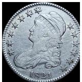 1821 Capped Bust Half Dollar CHOICE AU