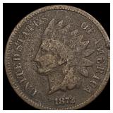 1872 Indian Head Cent NICELY CIRCULATED