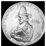 1920 Silver Pilgrim Tercentenary Half Dollar UNCIR
