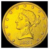 1881 Liberty Head $10 Eagle HIGH GRADE