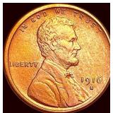 1916-S Lincoln Wheat Cent CHOICE BU