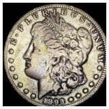 1893-CC Silver Morgan Dollar LIGHTLY CIRCULATED