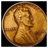 1924-D Lincoln Wheat Cent NEARLY UNCIRCULATED