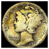 1921-D Silver Mercury Dime NICELY CIRCULATED